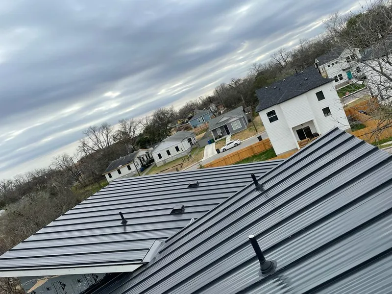Standing seam metal roof panels with vents for Skylight Repair in Pompton Lakes